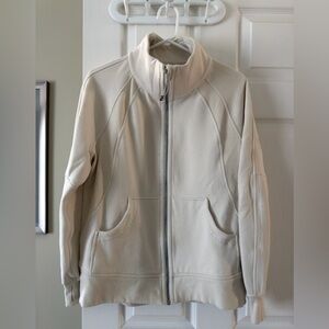 lululemon athletica Scuba Oversized Funnel-Neck Full Zip Sweatshirt in Bone